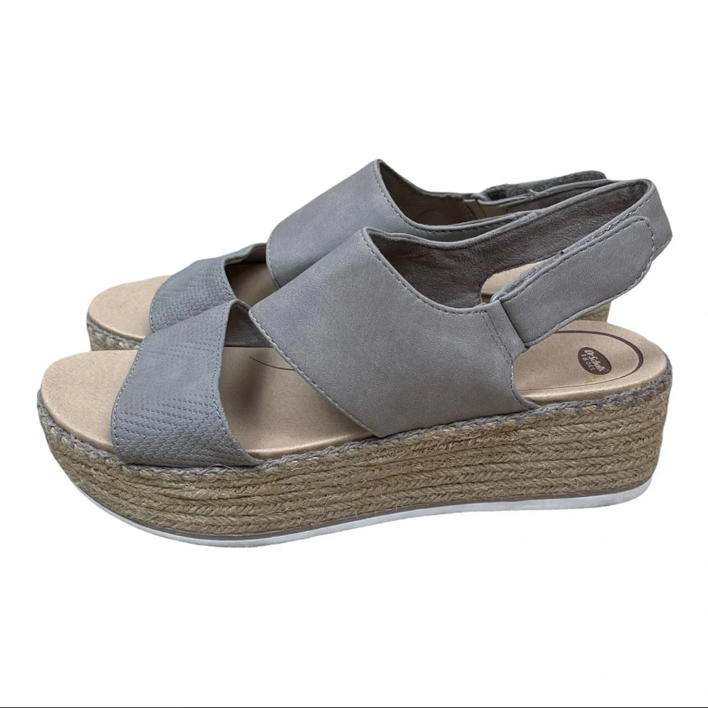 DR SCHOLL'S Cool Vibes Espadrille Wedge Sandal‎ Size 9.5